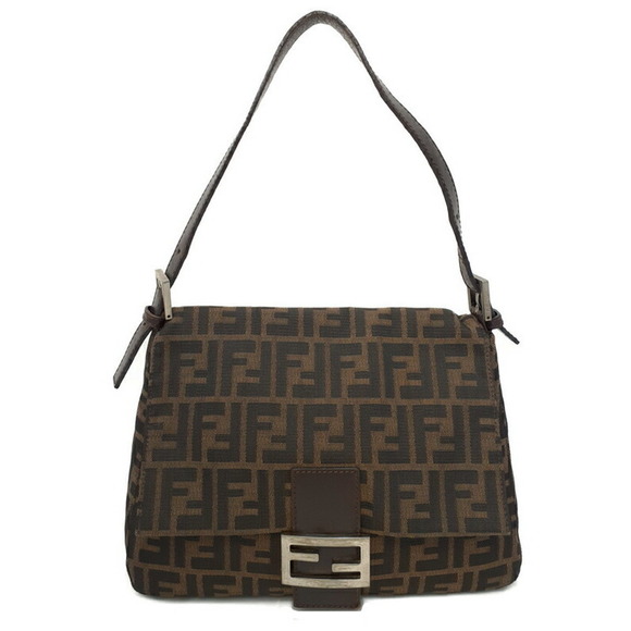 Fendi Mamma Shoulder Bag Bucket Zucca - Picture 1 of 8